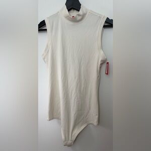 NWT Spanx Suit Yourself Ribbed Mock One Piece Size S Sku#39